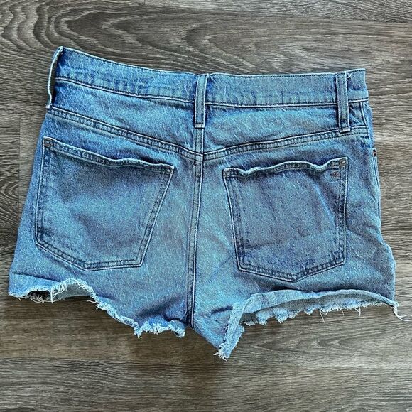 Madewell The Perfect Jean Short in Balsam Wash Tencel Denim Edition Womens sz 31 - Picture 3 of 11